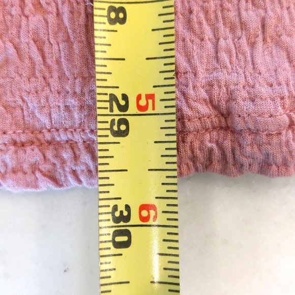 Anthropologie Tunic Tank Top Pink Smocked Riley Sleeveless Size XS - Picture 6 of 6